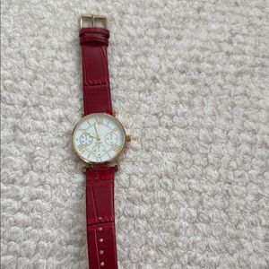 Macy's Red and Gold Women's Watch